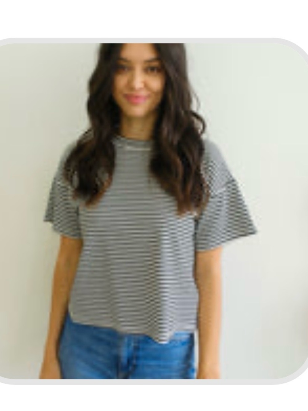 Things Between Boxy striped Emerson Tee